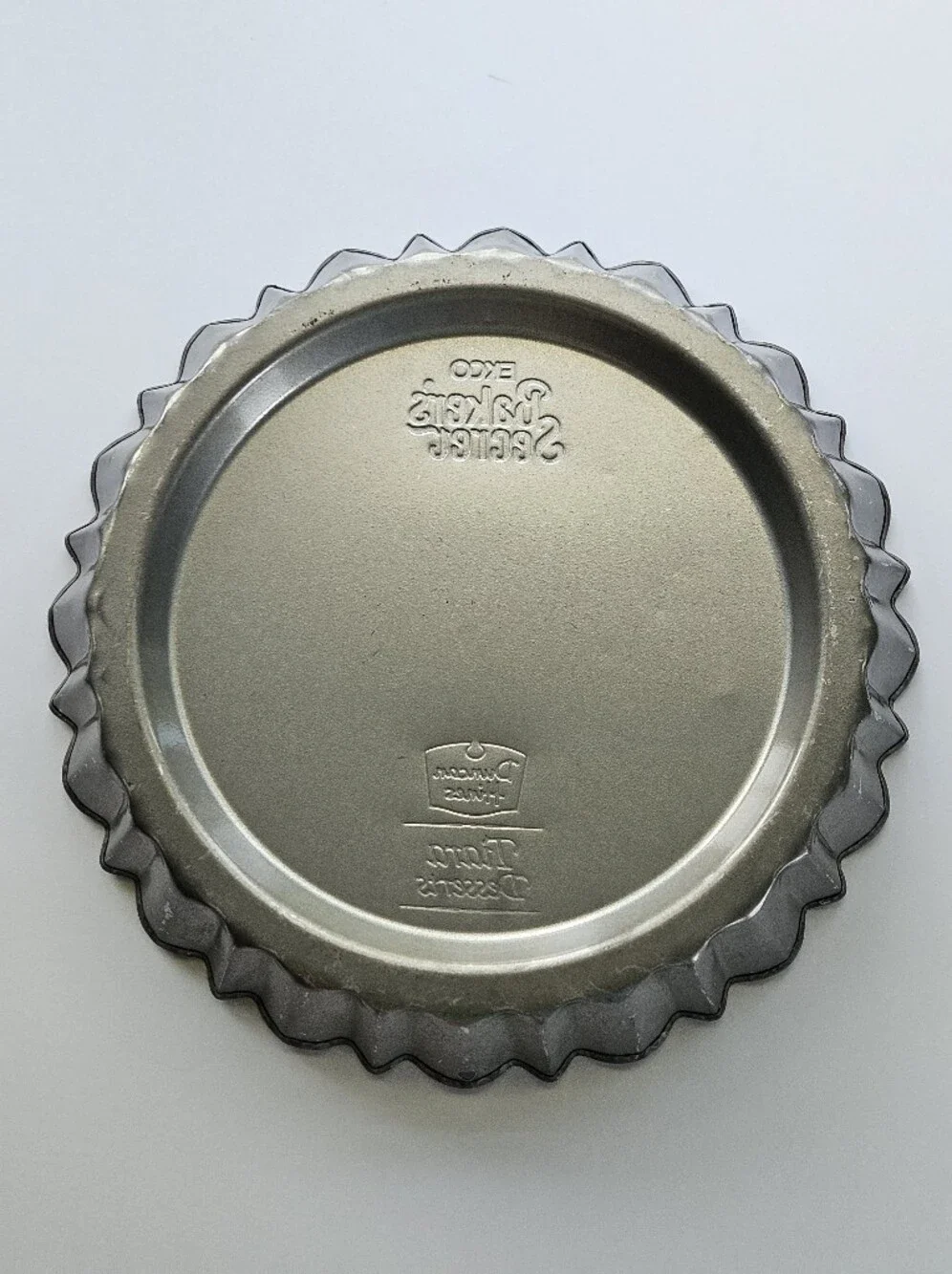 Vintage Ekco Baker's Secret Duncan Hines 2 Fluted TIARA DESSERT PANS Tart Quiche